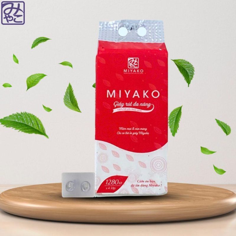 Khăn giấy rút đa năng Miyako - Công Ty TNHH Thương Mại Dịch Vụ Và Sản Xuất MIYAKO (NTNN)
