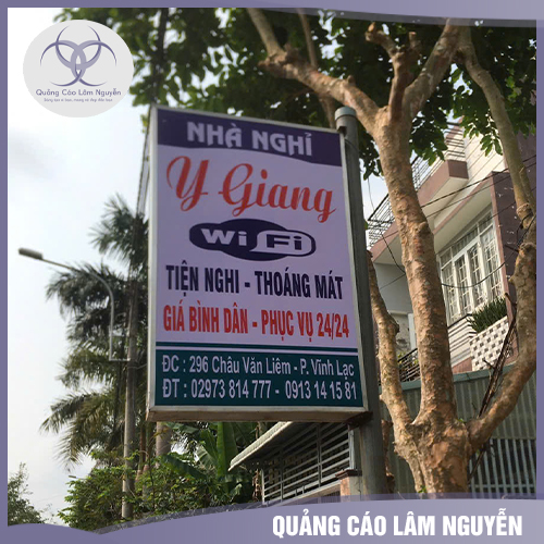 Thiết kế & thi công bảng biển quảng cáo - Quảng Cáo Lâm Nguyễn - Công Ty TNHH MTV In Quảng Cáo Lâm Nguyễn