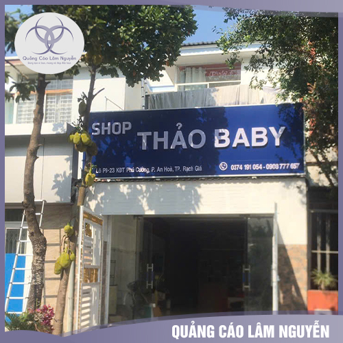 Thiết kế & thi công chữ nổi quảng cáo - Quảng Cáo Lâm Nguyễn - Công Ty TNHH MTV In Quảng Cáo Lâm Nguyễn