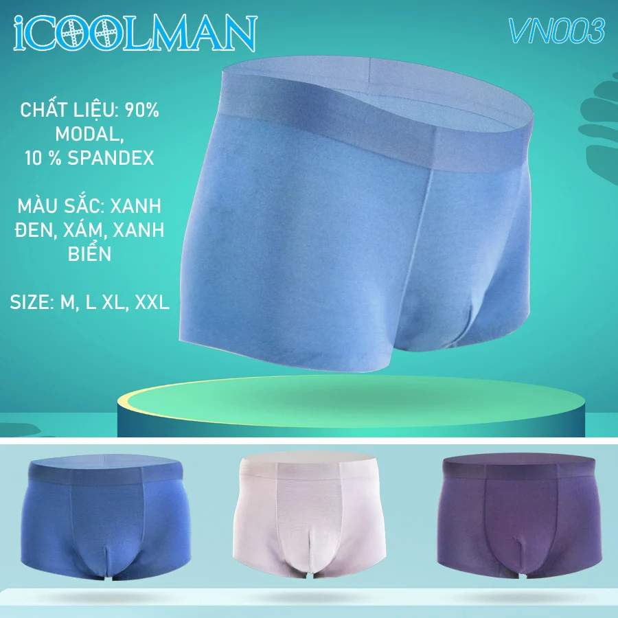 Quần lót nam vải Modal iCOOLMAN VN003 - Đồ Lót Đông Minh - Công Ty TNHH Thương Mại Sản Xuất Đông Minh