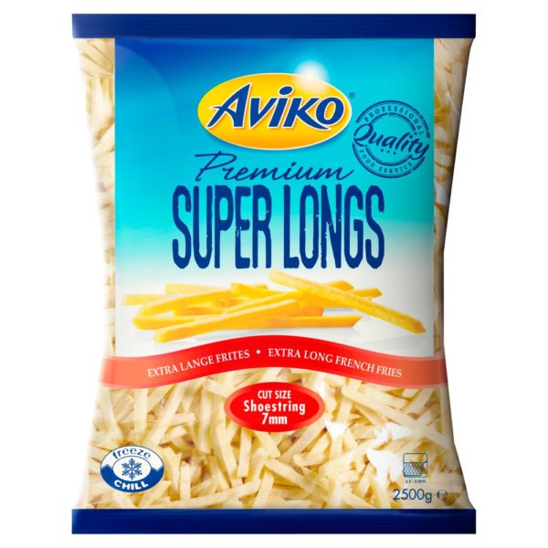 Khoai tây cắt thẳng siêu dài Aviko Premium Super Longs 1/4 - 7.5mm - Thực Phẩm Đông Lạnh Bách Phúc Phương - Công Ty TNHH Bách Phúc Phương