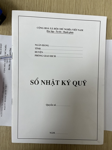 Sổ nhật ký quỹ - Công Ty TNHH Văn Phòng Xanh