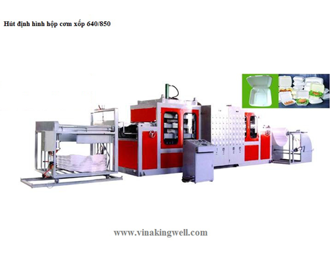 Máy định hình hộp cơm xốp ps FC 640-850