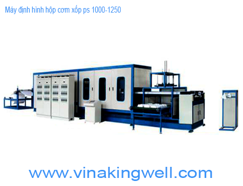 Máy định hình hộp xốp PS 1100/1250