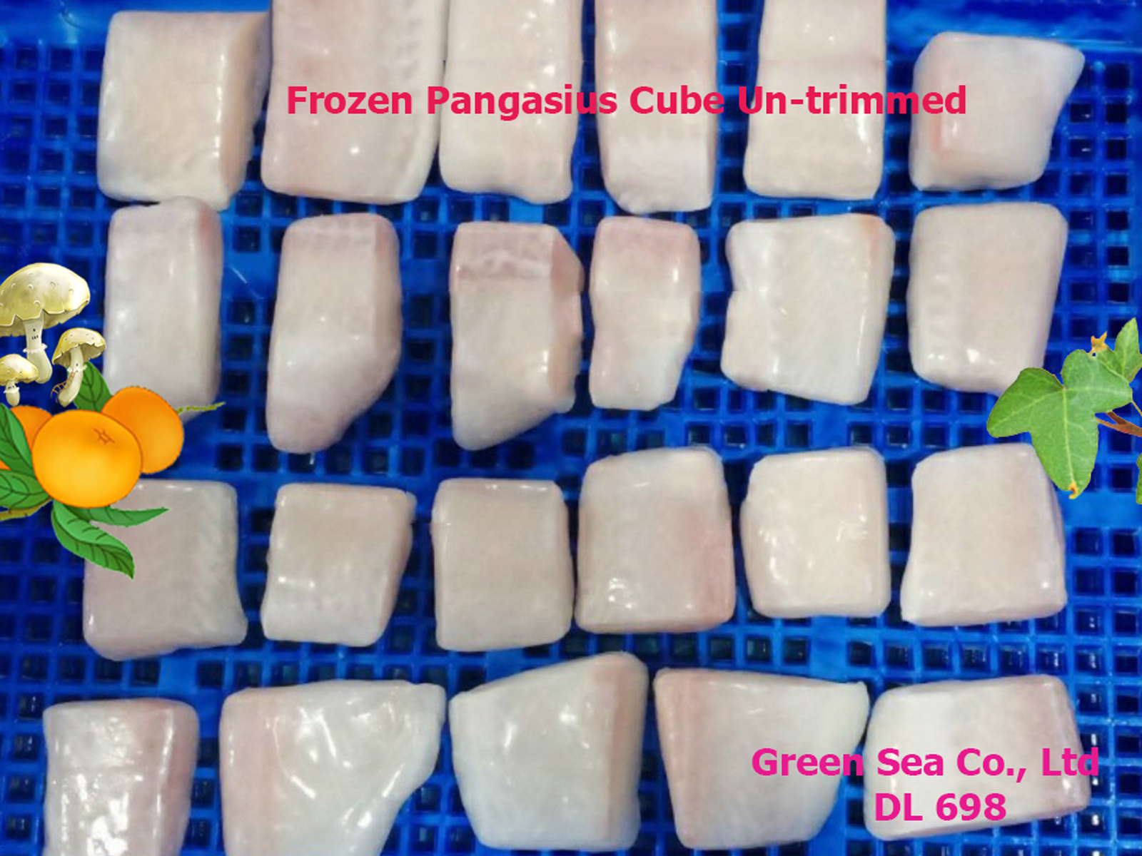 Cá tra cắt miếng cube - Cá Tra Green Sea - Công Ty TNHH Xuất Nhập Khẩu Green Sea