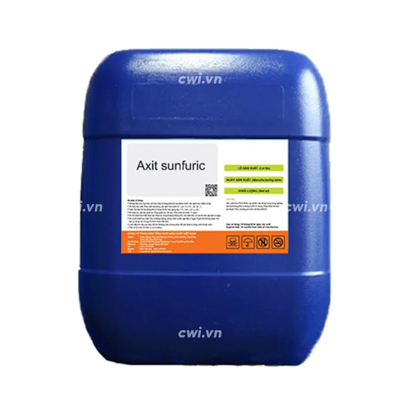 Hóa chất Axit sulfuric (H2SO4) - Xử Lý Nước Cwi - Công Ty Cổ Phần Cwi Việt Nam