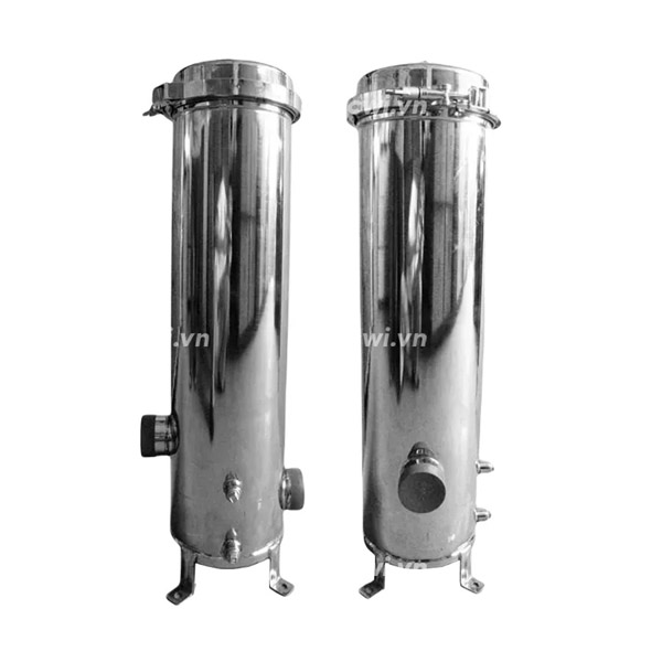 Phin lọc nước INOX chứa 7 lõi 40 Inch - Xử Lý Nước Cwi - Công Ty Cổ Phần Cwi Việt Nam