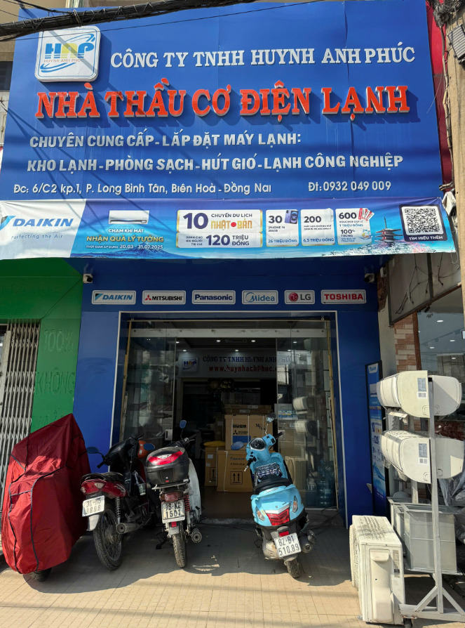 Hình ảnh cửa hàng Huynh Anh Phúc - Công Ty TNHH Điện Lạnh Huynh Anh Phúc