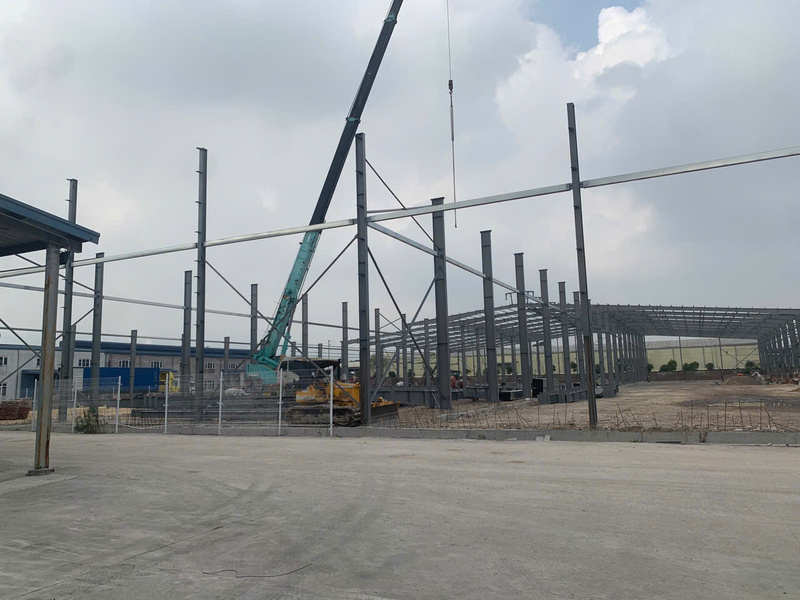 Nhà xưởng, nhà kho 69x135m tại KCN Châu Sơn, Phủ Lý, Hà Nam - Nhà Xưởng Phúc Minh Dũng - Công Ty TNHH Xây Dựng Và Thương Mại Phúc Minh Dũng