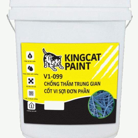 Sơn Kingcat V1 099 - Vật Liệu Chống Thấm Sao Băng - Công Ty TNHH Thương Mại Dịch Vụ Công Nghệ Sao Băng