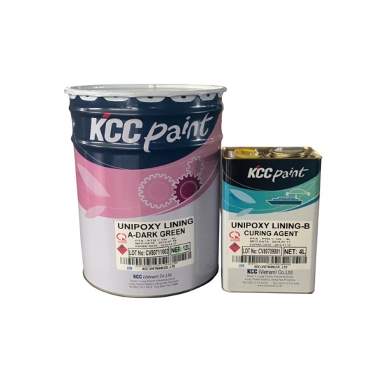 Sơn phủ Epoxy hệ tự san phẳng KCC Unipoxy Lining - Vật Liệu Chống Thấm Sao Băng - Công Ty TNHH Thương Mại Dịch Vụ Công Nghệ Sao Băng