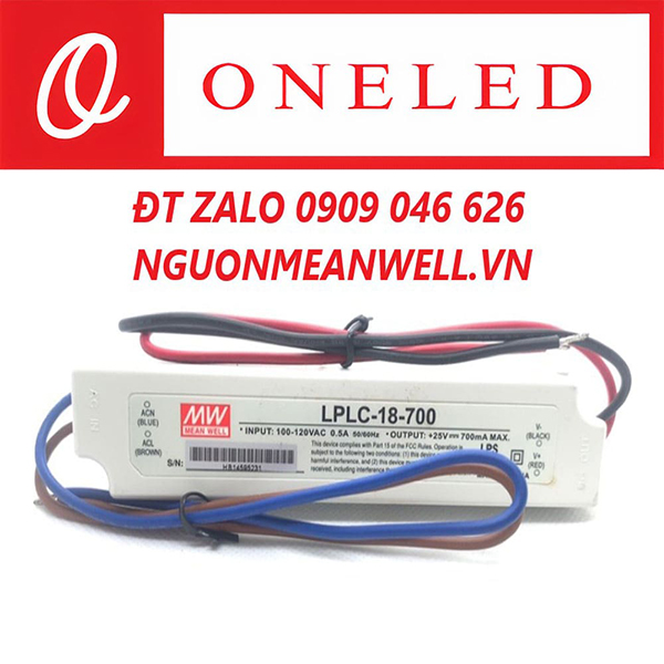 Bộ nguồn Meanwell LPLC-18-700