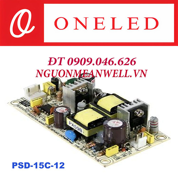 Bộ nguồn Meanwell PSD-15C-12 - Thiết Bị Điện Công Nghiệp MEANWELL ONELED - Công Ty TNHH ONELED