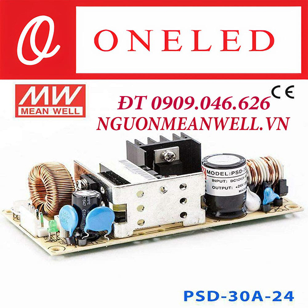 Bộ nguồn Meanwell PSD-30A-24 - Thiết Bị Điện Công Nghiệp MEANWELL ONELED - Công Ty TNHH ONELED