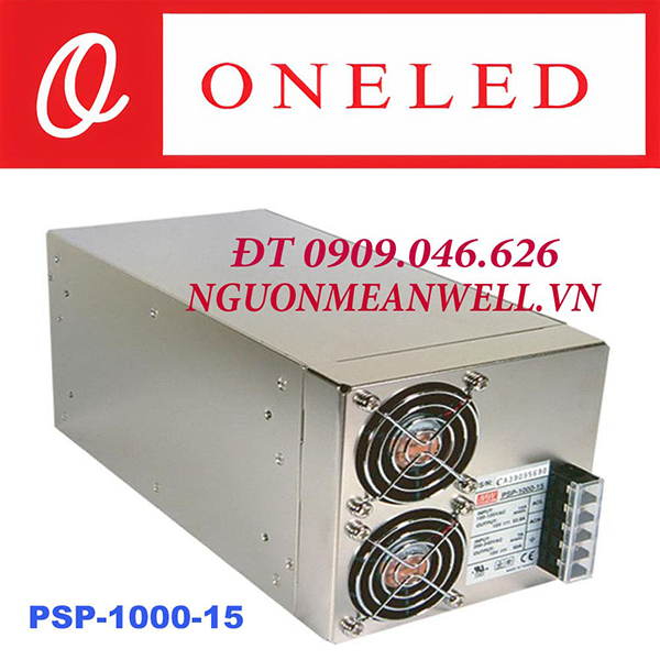 Bộ nguồn Meanwell PSPA-1000-15 - Thiết Bị Điện Công Nghiệp MEANWELL ONELED - Công Ty TNHH ONELED
