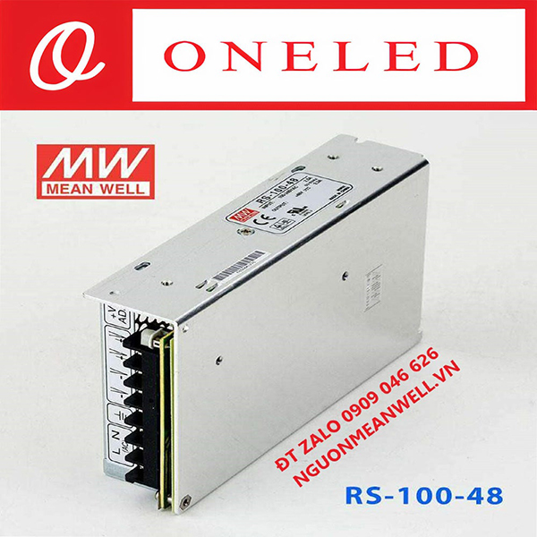 Bộ nguồn Meanwell RS-100-48 - Thiết Bị Điện Công Nghiệp MEANWELL ONELED - Công Ty TNHH ONELED