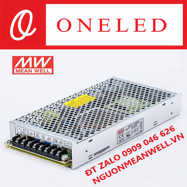 Bộ nguồn Meanwell RT-125D - Thiết Bị Điện Công Nghiệp MEANWELL ONELED - Công Ty TNHH ONELED