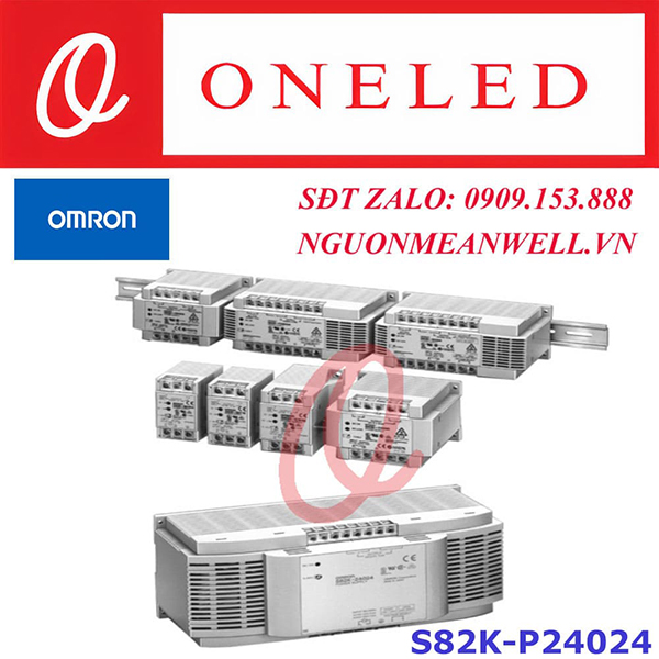 Bộ nguồn Omron S82K-P24024 - Thiết Bị Điện Công Nghiệp MEANWELL ONELED - Công Ty TNHH ONELED