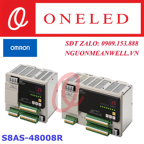 Bộ nguồn Omron S8AS-48008R - Thiết Bị Điện Công Nghiệp MEANWELL ONELED - Công Ty TNHH ONELED