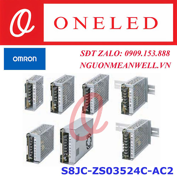 Bộ nguồn Omron S8JC-ZX03524C-AC2 - Thiết Bị Điện Công Nghiệp MEANWELL ONELED - Công Ty TNHH ONELED