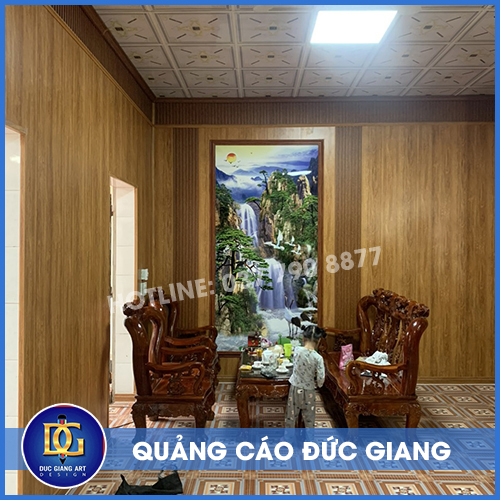 Thi công ốp tường nội thất