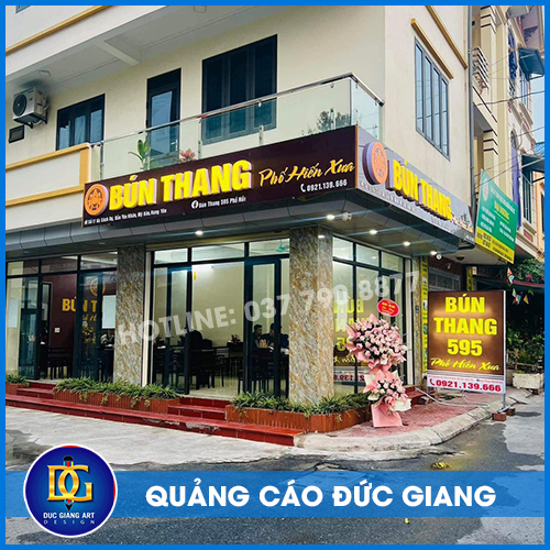 Thiết kế, thi công bảng hiệu quảng cáo