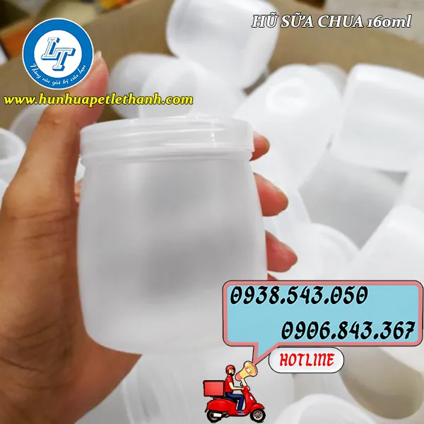 Hũ sữa chua 160ml - Túi Xốp, Đồ Dùng 1 Lần - Công Ty TNHH Sản Xuất Thương Mại Xuất Nhập Khẩu Lê Thanh