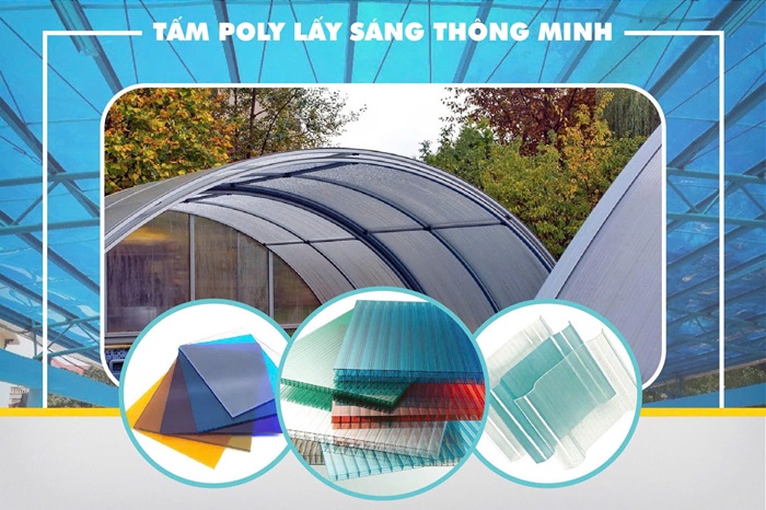 Tấm nhựa Polycarbonate lấy sáng - Vật Tư Quảng Cáo Và Tấm ốp Nhôm Nhựa Alu Thuận Thành - Công Ty TNHH Một Thành Viên Alu Thuận Thành