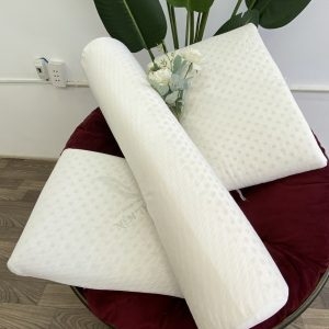 Gối cao su thiên nhiên bọc gấm