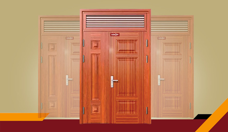 Cửa 2 cánh lệch - Mã D2-H3P3-1C