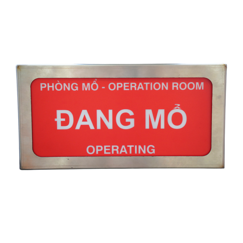 Đèn biển tên phòng mổ - Thi Công Phòng Sạch Đạt Chuẩn GMP Trọn Gói  - Công Ty Cổ Phần Euro Clean Room