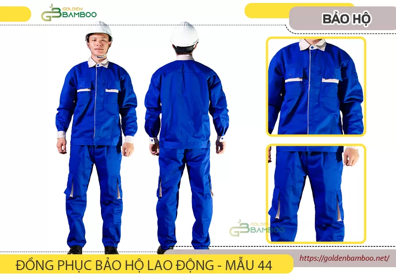 Đồng phục bảo hộ lao động mẫu 44 - Xưởng May Đồng Phục Golden Bamboo - Công Ty Golden Bamboo