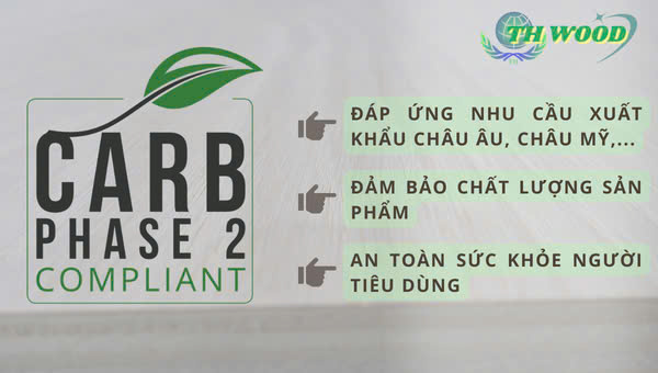 CARB Phase 2 - Ván ép TH  -  Công Ty Trách Nhiệm Hữu Hạn Thương Mại Gỗ TH