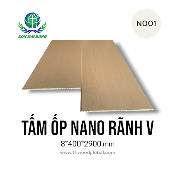 Tấm ốp nano rãnh V N001 - Ván ép TH  -  Công Ty Trách Nhiệm Hữu Hạn Thương Mại Gỗ TH