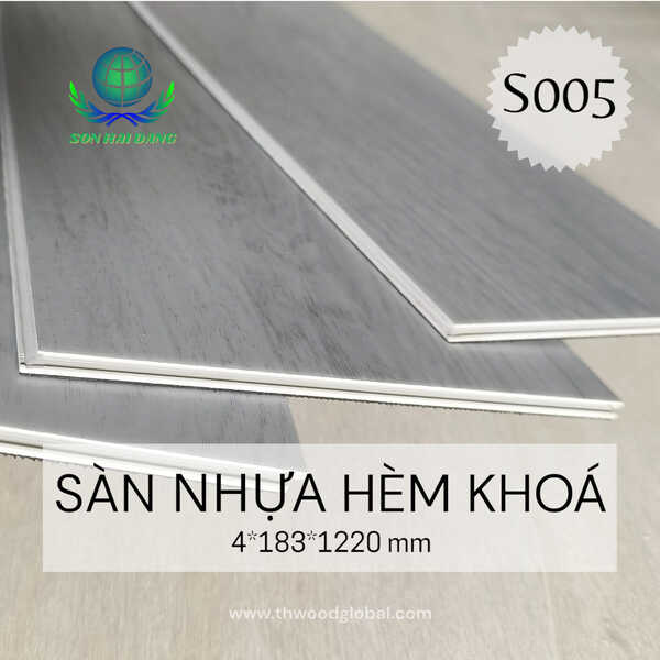 Sàn nhựa hẻm khóa S005 - Ván ép TH  -  Công Ty Trách Nhiệm Hữu Hạn Thương Mại Gỗ TH