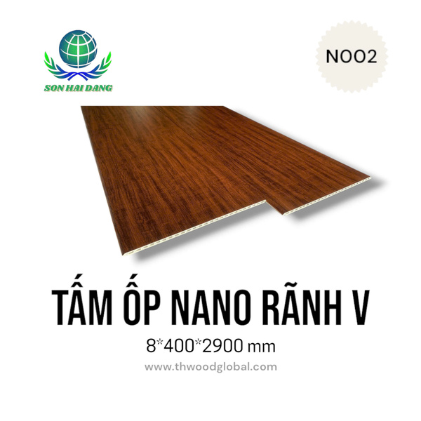 Tấm ốp nano rãnh V N002 - Ván ép TH  -  Công Ty Trách Nhiệm Hữu Hạn Thương Mại Gỗ TH