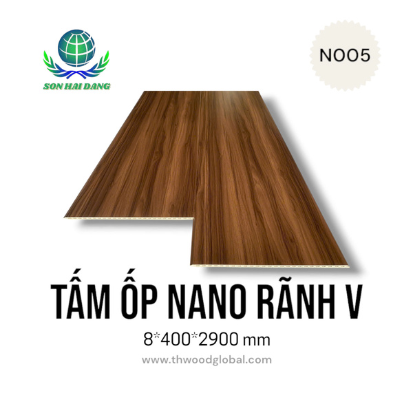 Tấm ốp nano rãnh V N005 - Ván ép TH  -  Công Ty Trách Nhiệm Hữu Hạn Thương Mại Gỗ TH