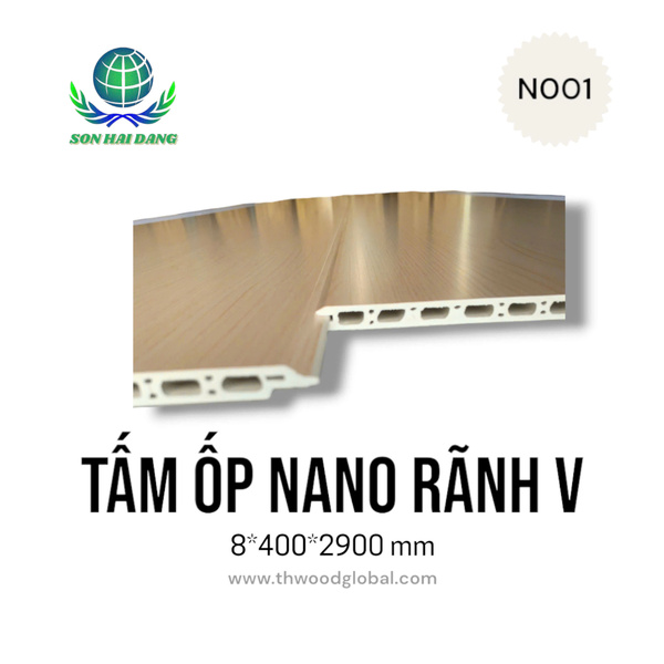 Tấm ốp nano rãnh V N001 - Ván ép TH  -  Công Ty Trách Nhiệm Hữu Hạn Thương Mại Gỗ TH