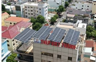 Dự án điện mặt trời tòa nhà thép Việt Thành
