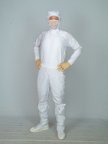 Bộ quần áo phòng sạch liền thân dây kéo xiên - Công Ty TNHH Vifitek