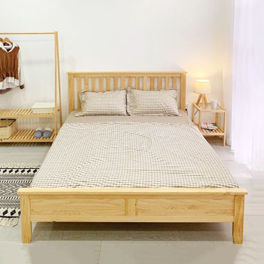Giường nan gỗ tự nhiên cao cấp - Nội Thất Đại Thành - Công Ty Cổ Phần Nội Thất Đại Thành