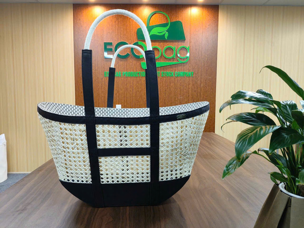 Túi washpaper mix rattan - Túi Xách Eco Bag - Công Ty Cổ Phần Sản Xuất Eco Bag Việt Nam