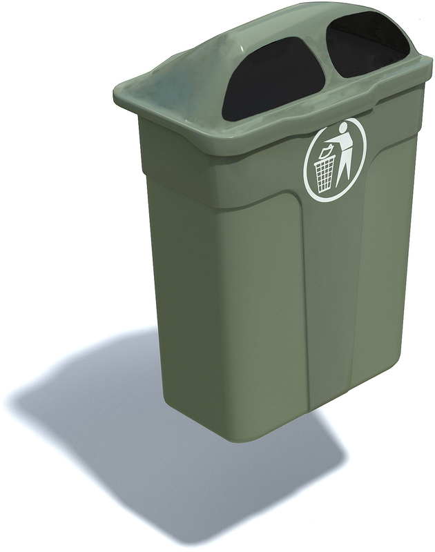 Thùng rác ngoài trời