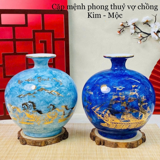 Bình hút tài lộc mã BHL033