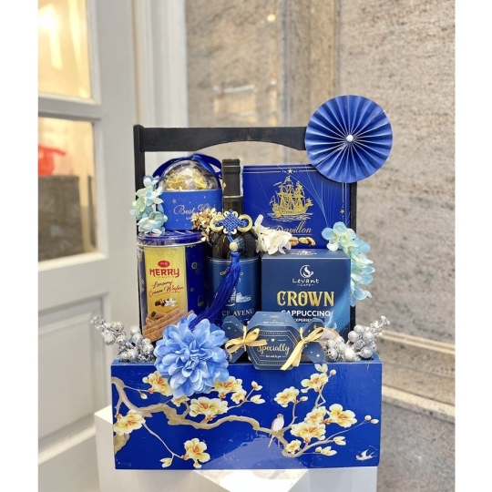 Giỏ quà tết Hamper - set theo yêu cầu - NBP002