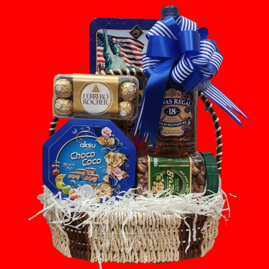 Giỏ quà tết Hamper - set theo yêu cầu - NBP006