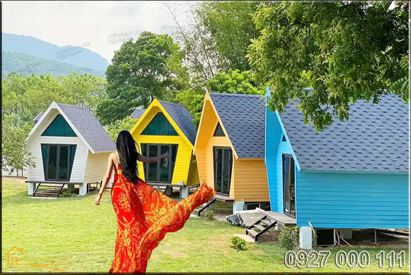 Nhà gỗ homestay đẹp