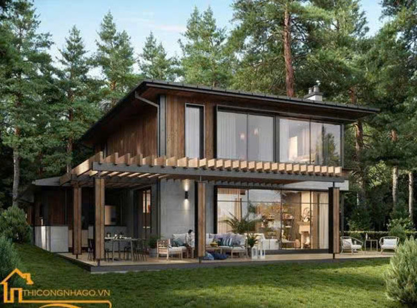 Thiết kế thi công nhà gỗ