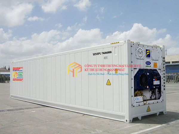 Container lạnh 40 Feet - Hùng Mạnh Phát Container - Công Ty TNHH Thương Mại Và Dịch Vụ Kỹ Thuật Hùng Mạnh Phát