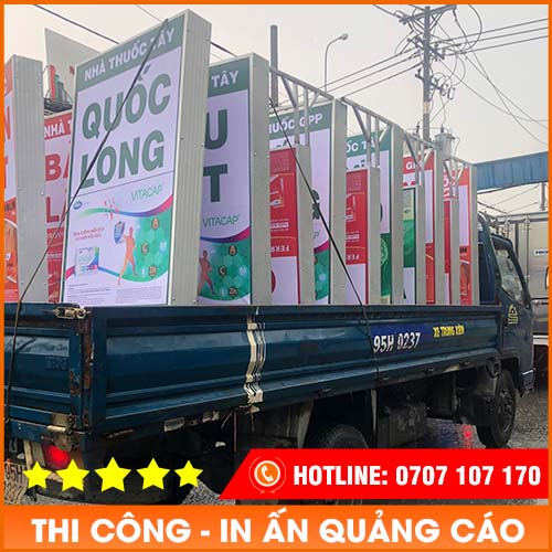 Thi công bảng bạt hộp đèn - Quảng Cáo Lục Giác - Công Ty Cổ Phần Thiết Kế Quảng Cáo Lục Giác